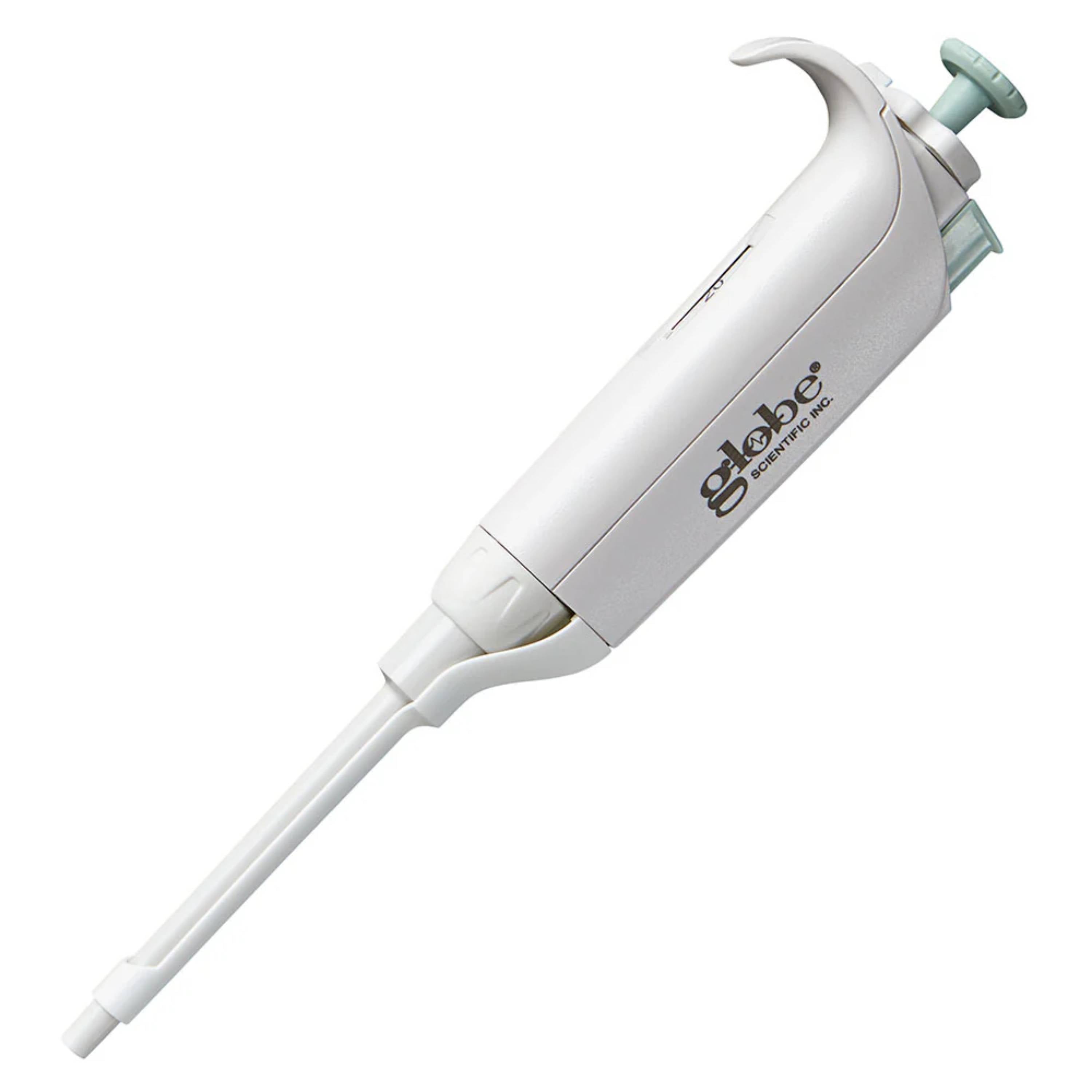 Globe Scientific Pipette, Diamond Posistop,  Autoclavable, Fixed Volume, 20ul, Red