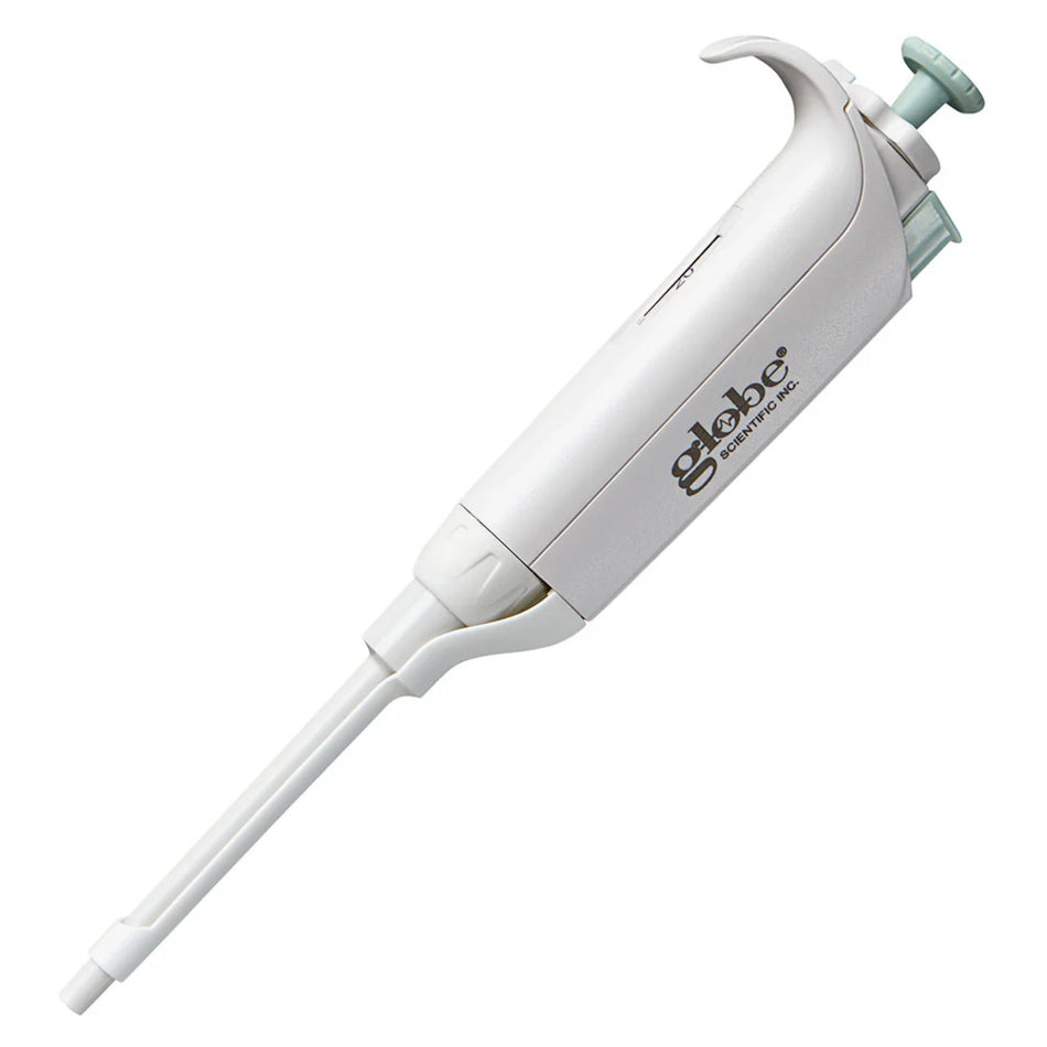 Globe Scientific Pipette, Diamond Posistop,  Autoclavable, Fixed Volume, 20ul, Red