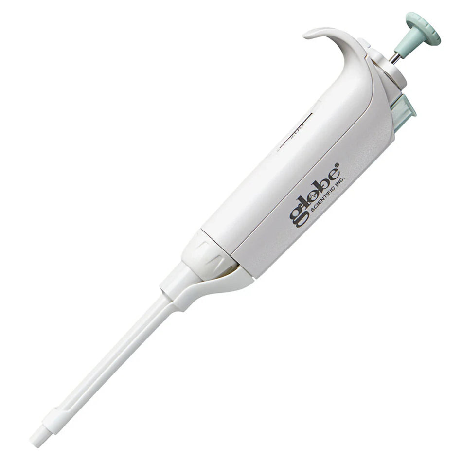 Globe Scientific Pipette, Diamond Posistop,  Autoclavable, Fixed Volume, 200ul Green