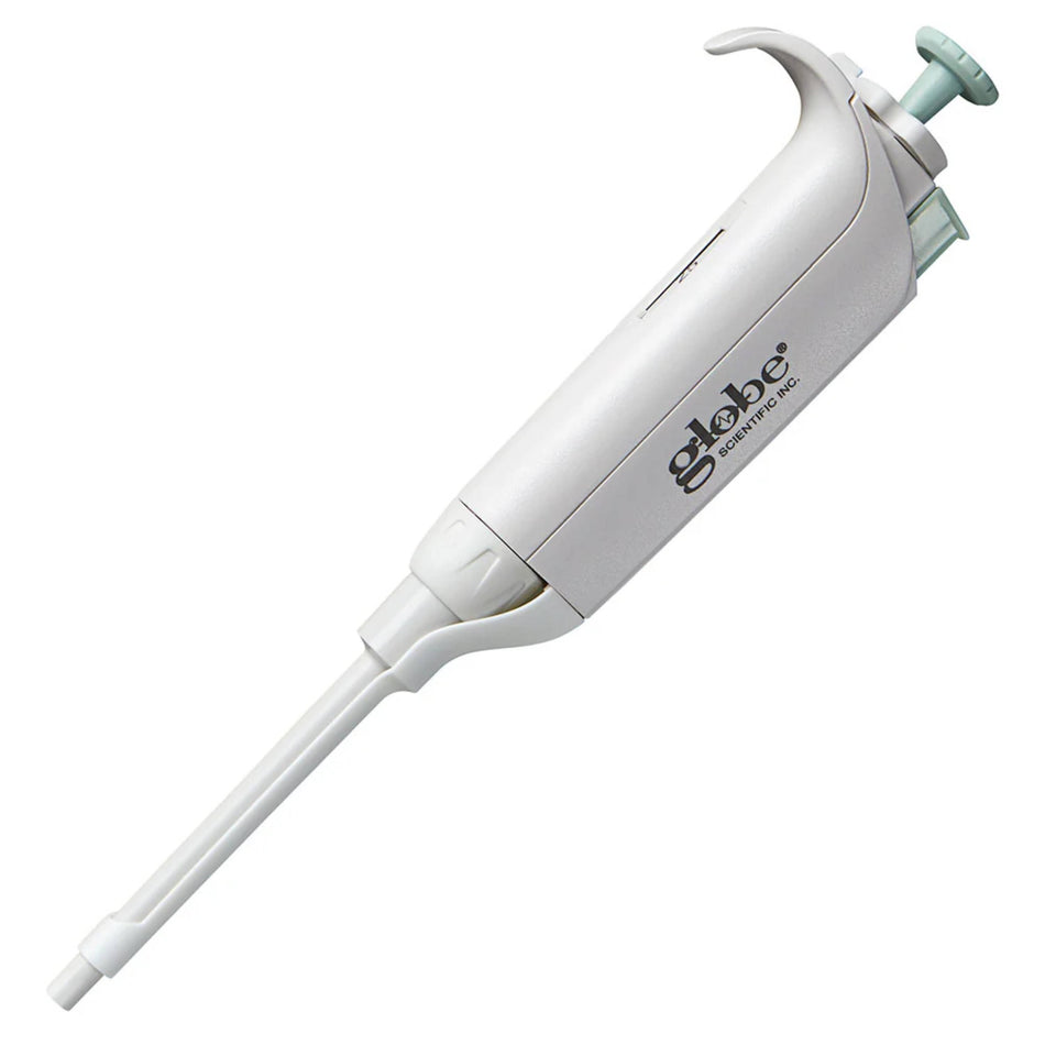 Globe Scientific Pipette, Diamond Posistop,  Autoclavable, Fixed Volume, 25ul, Red