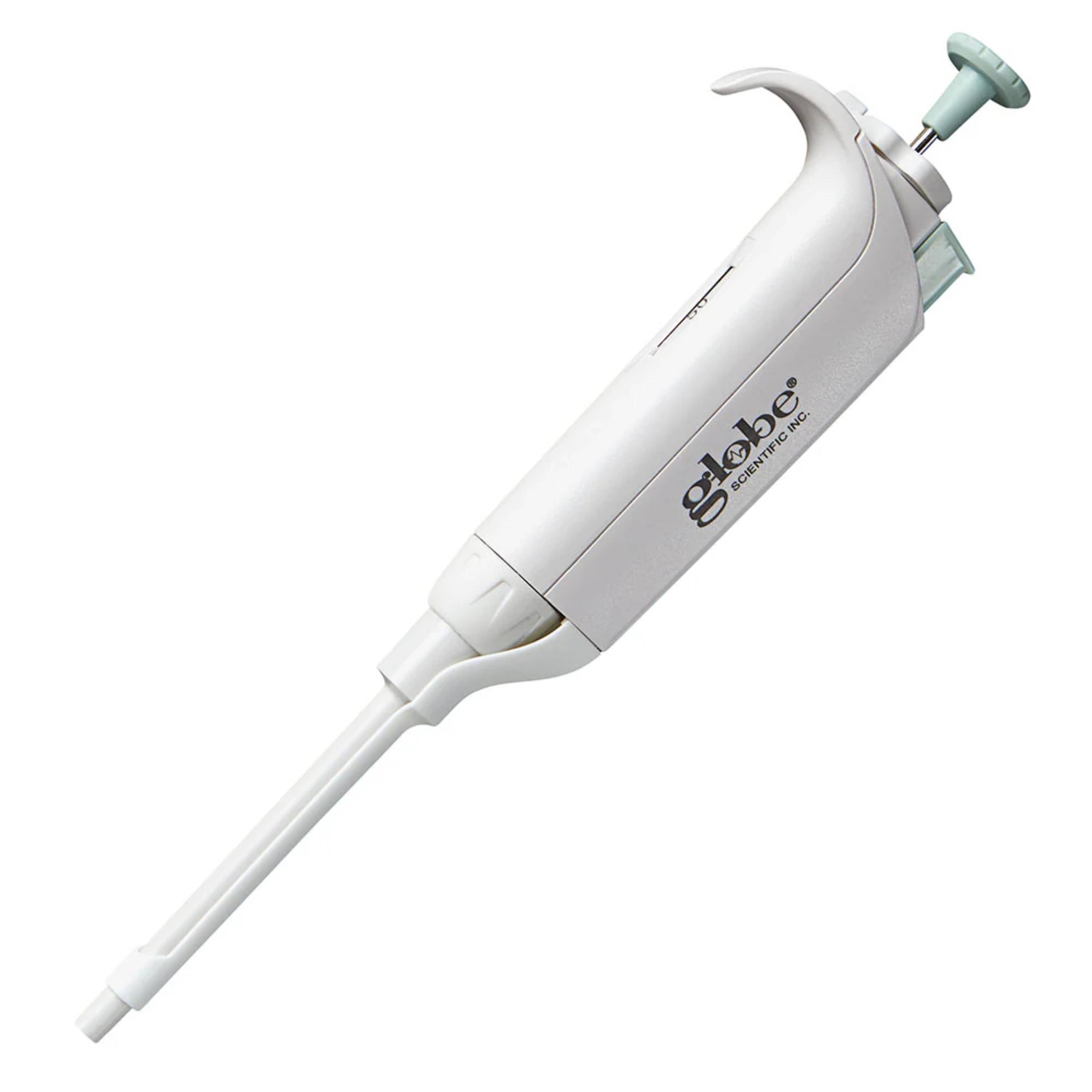 Globe Scientific Pipette, Diamond Posistop,  Autoclavable, Fixed Volume, 50ul, Green