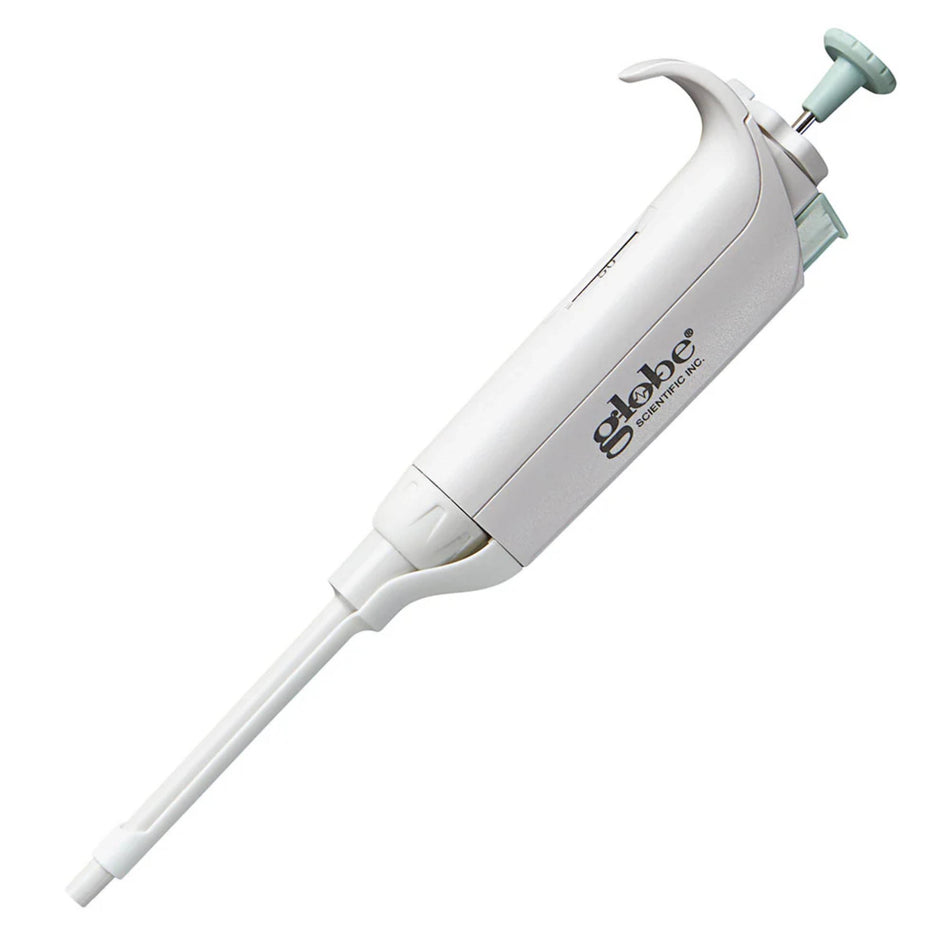 Globe Scientific Pipette, Diamond Posistop,  Autoclavable, Fixed Volume, 50ul, Green