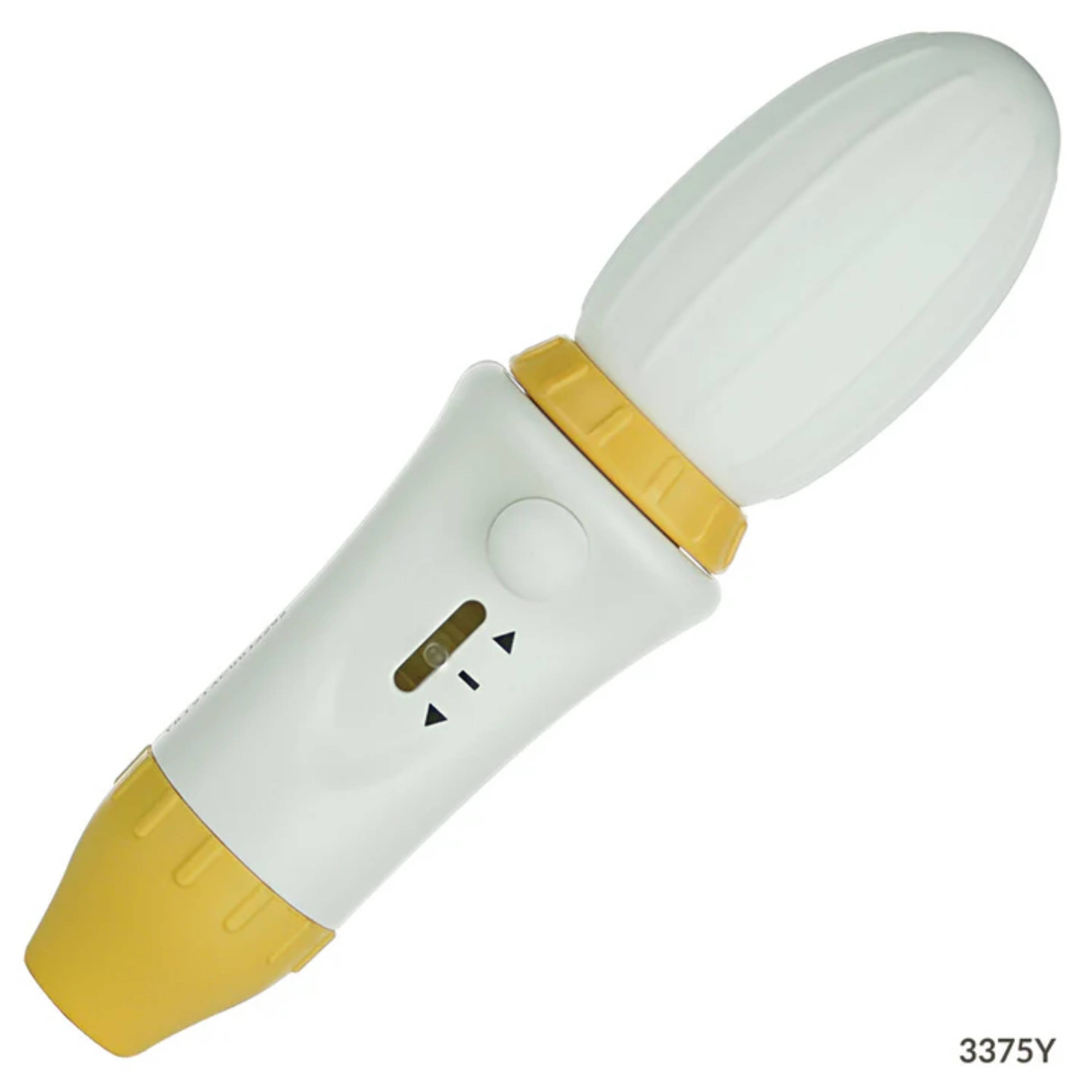 Globe Scientific Manual Serological Controller, Yellow for 1ml To 100ml Serological Pipettes
