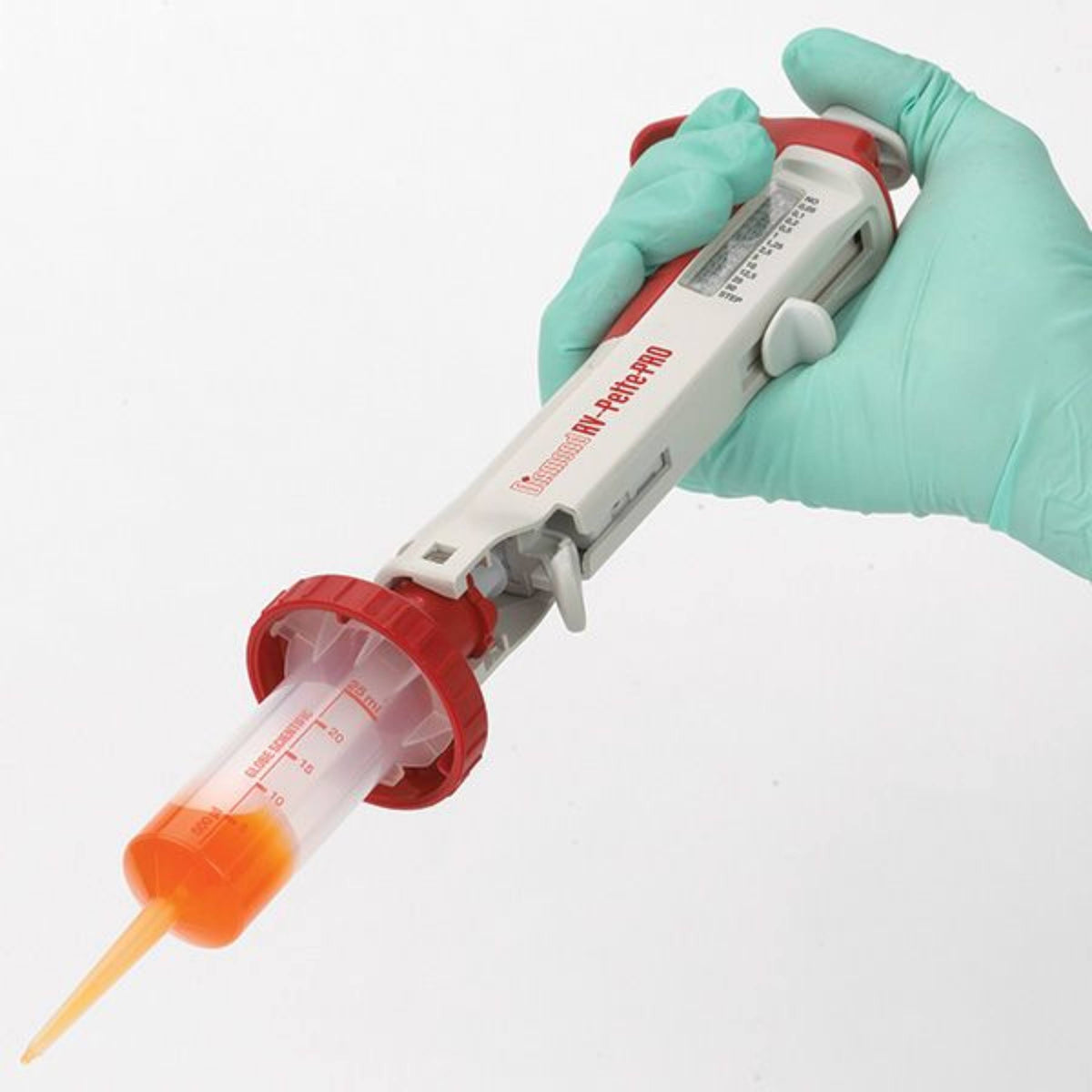 Globe Scientific RV-Pette PRO Repeat Volume Pipettorwith Two Tips