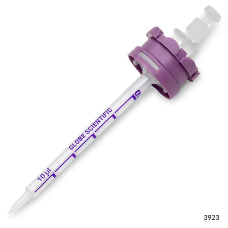 Globe Scientific RV-Pette PRO Dispenser Tip, 0.50ml, Str for Repeat Volume Pipettors