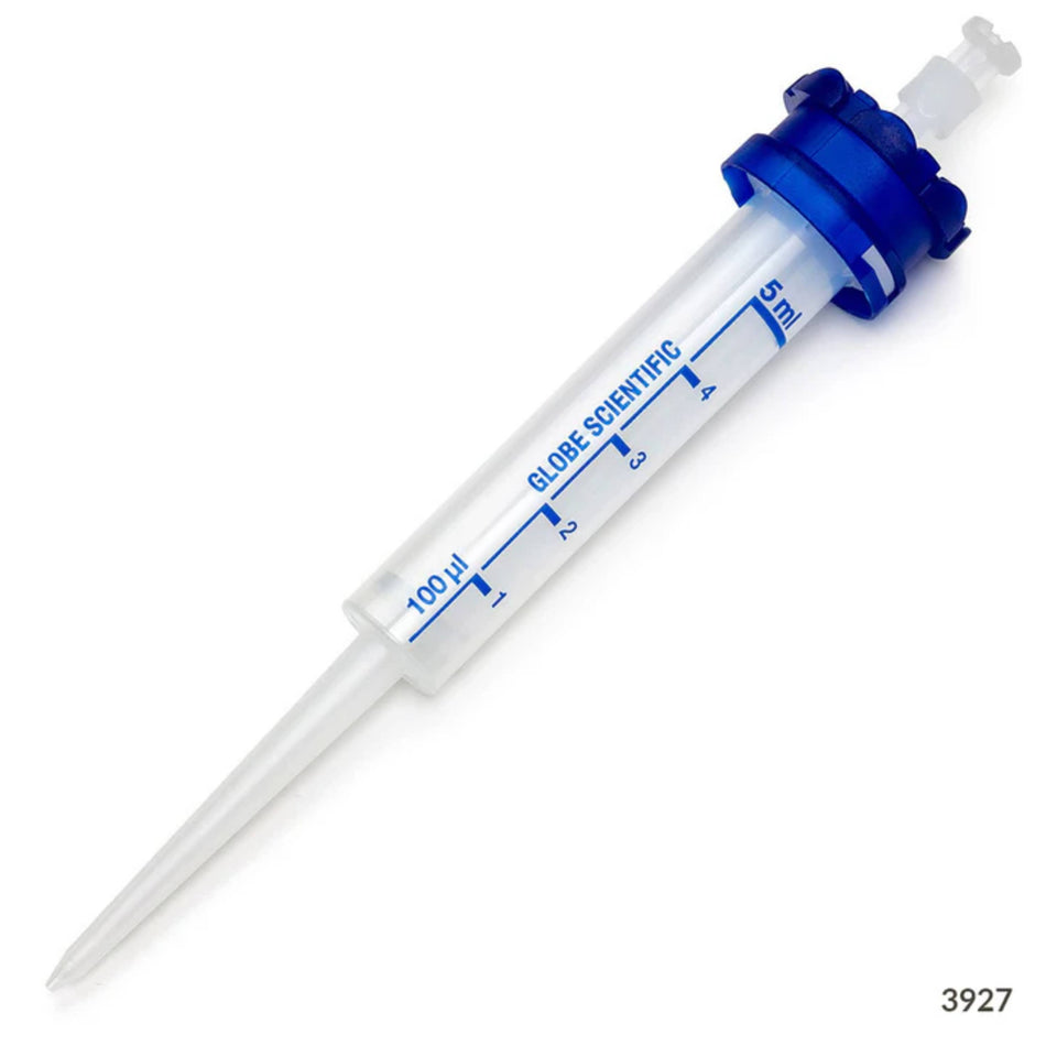 Globe Scientific RV-Pette PRO Dispenser Tip, 5.0ml, Str for Repeat Volume Pipettors