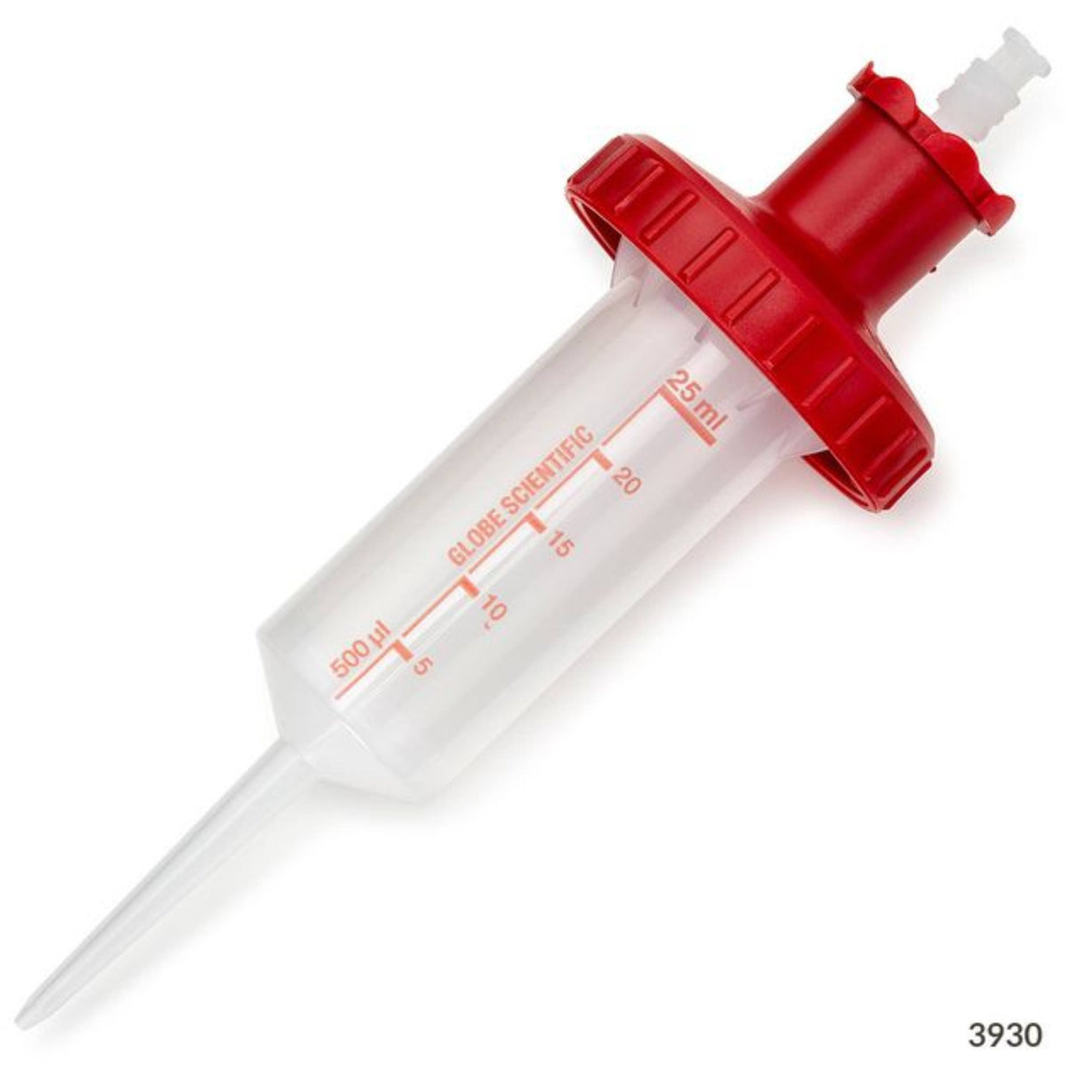 Globe Scientific RV-Pette PRO Dispenser Tip, 50.0ml, Strfor Repeat Volume Pipettors