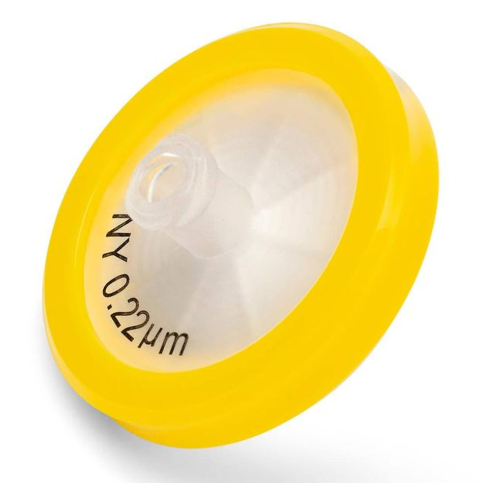 Globe Scientific Syringe Filter,NYLN,0.22μm,30mm,NON-Sterbulk Packed