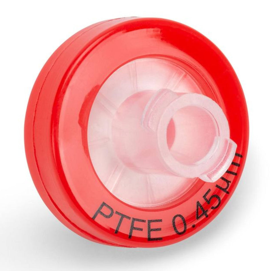 Globe Scientific Syringe Filter,PTFE,0.45μm,13mm,NON-Sterbulk Packed, Hydrophilic