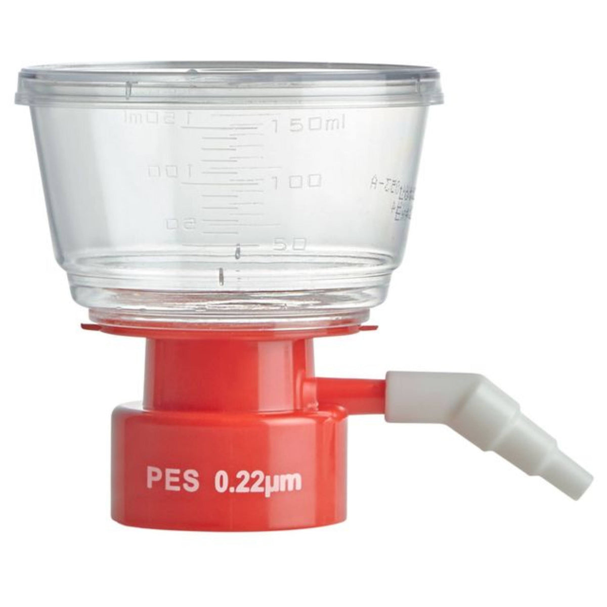 Globe Scientific Bottle Top Filter, 150ml,  0.22μm PES Membrane, STERILE, 1/Bag