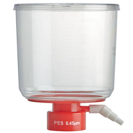Globe Scientific Bottle Top Filter, 1000ml,  0.45μm PES Membrane, STERILE, 1/Bag