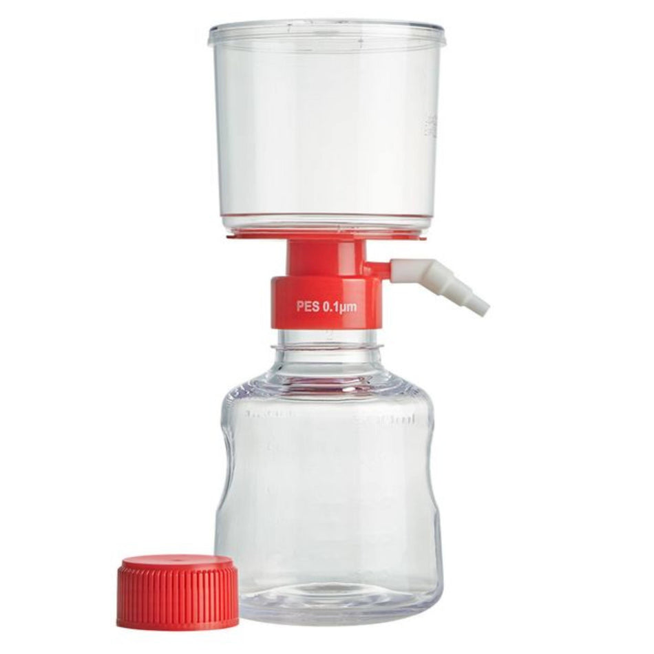 Globe Scientific Vacuum Filter System, 500ml,  0.10μm PES Membrane, STERILE, 1/Bag