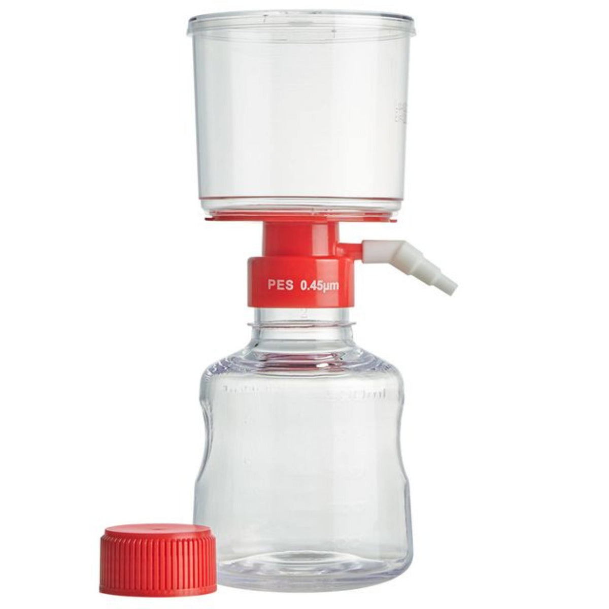 Globe Scientific Vacuum Filter System, 500ml,  0.45μm PES Membrane, STERILE, 1/Bag - Bio Lab Consumables - Globe Scientific - MSE Supplies