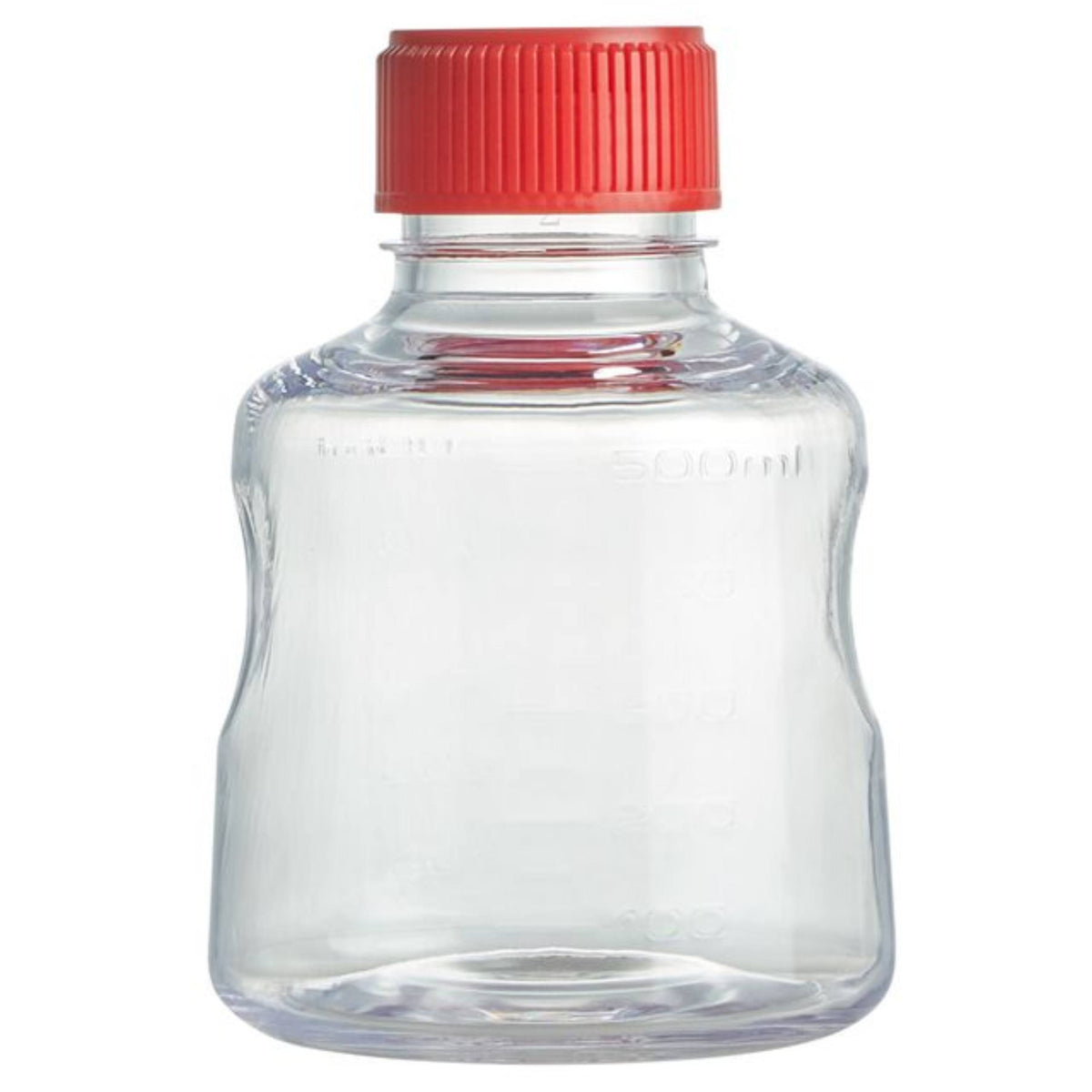 Globe Scientific Solution Bottle, 500ml, STERILE, 1/Bagps With PE Screw Cap