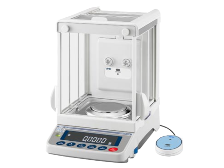 A&D Weighing Apollo Analytical Balances (Capacity 122g, Readability 0.0001 g, Internal Calibration, Built-in Ionizer) - MSE Supplies LLC