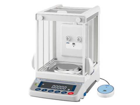 A&D Weighing Apollo Analytical Balances (Capacity 320g, Readability 0.0001 g, Internal Calibration, Built-in Ionizer) - MSE Supplies LLC