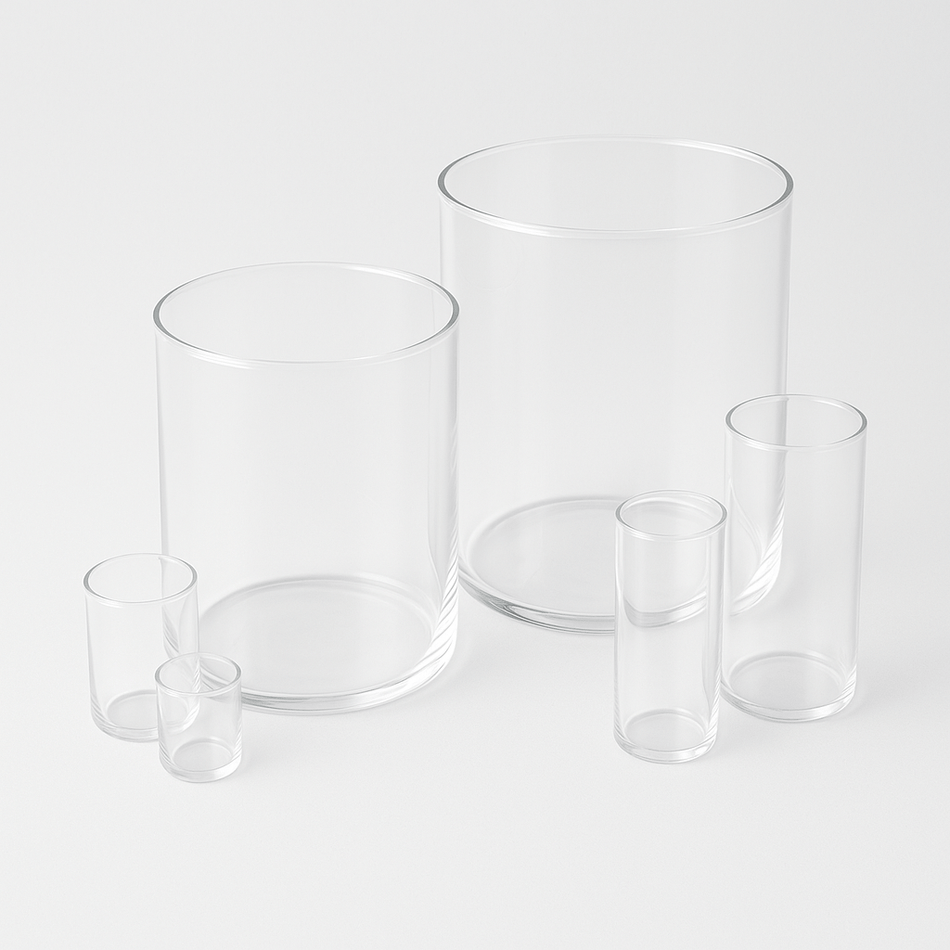 MSE PRO High Purity 99.99% Quartz Cylindrical Crucibles, Crucibles, MSE Supplies LLC, MSE Supplies