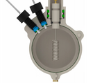 Counter Electrode Holder - Membrane Separation, 6 mm Dia. Electrodes - MSE Supplies LLC