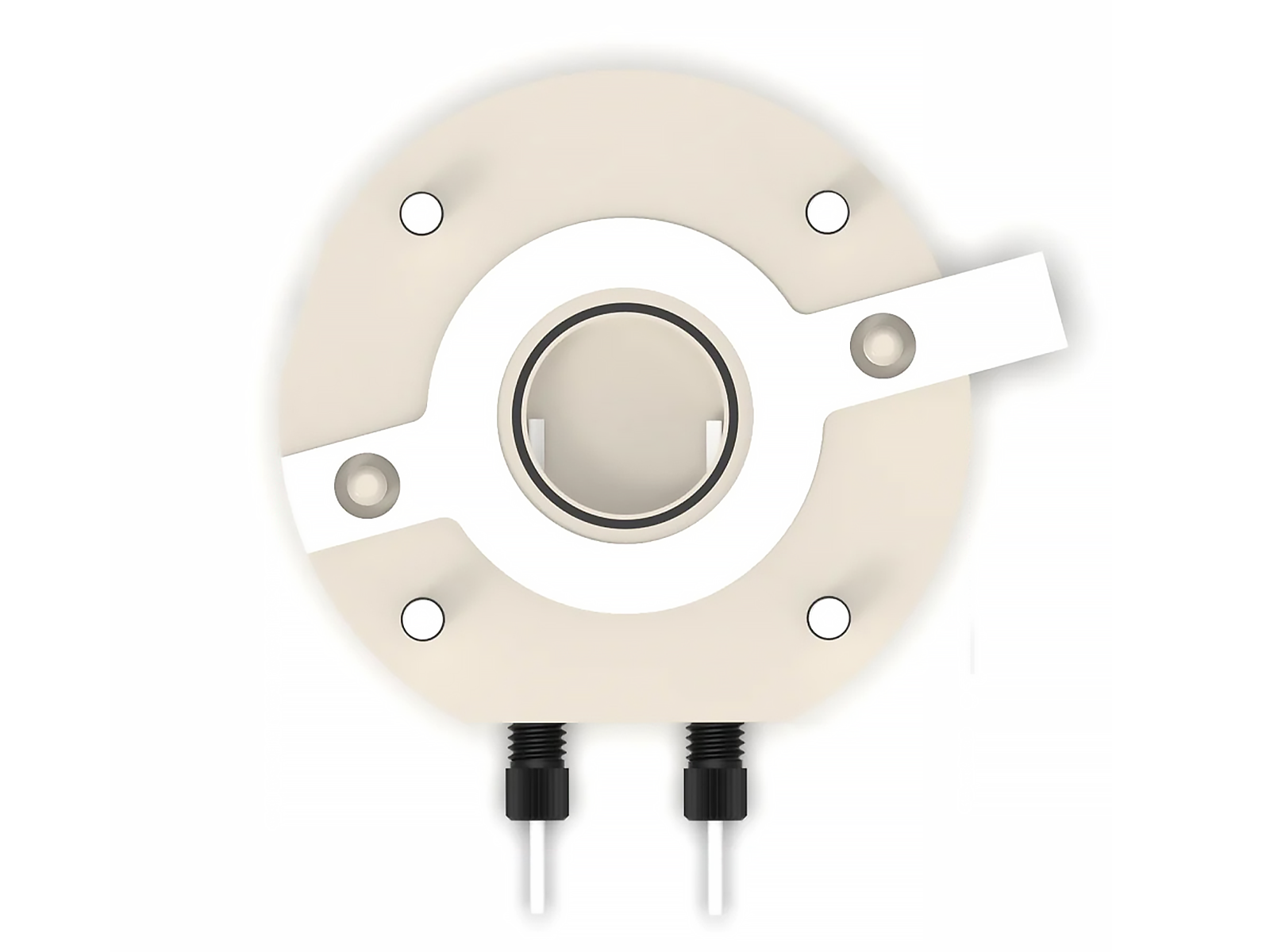 Gas Compartment of GDE Raman ECFC, Electrochemical Products, Redox.me, MSE Supplies