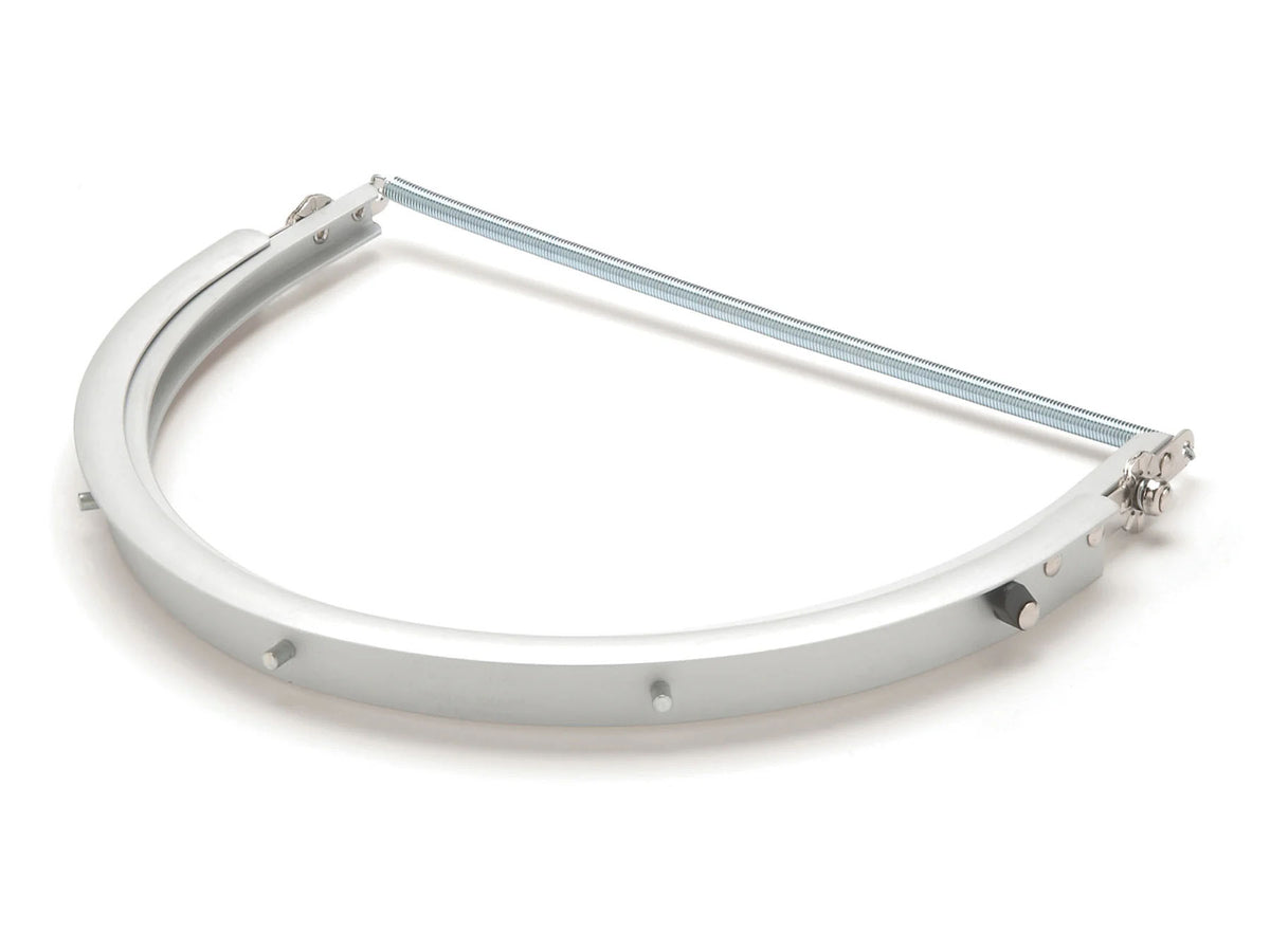 PYRAMEX Aluminum Full Brim Adapter Safety Helmet, PK of 12 - MSE Supplies LLC