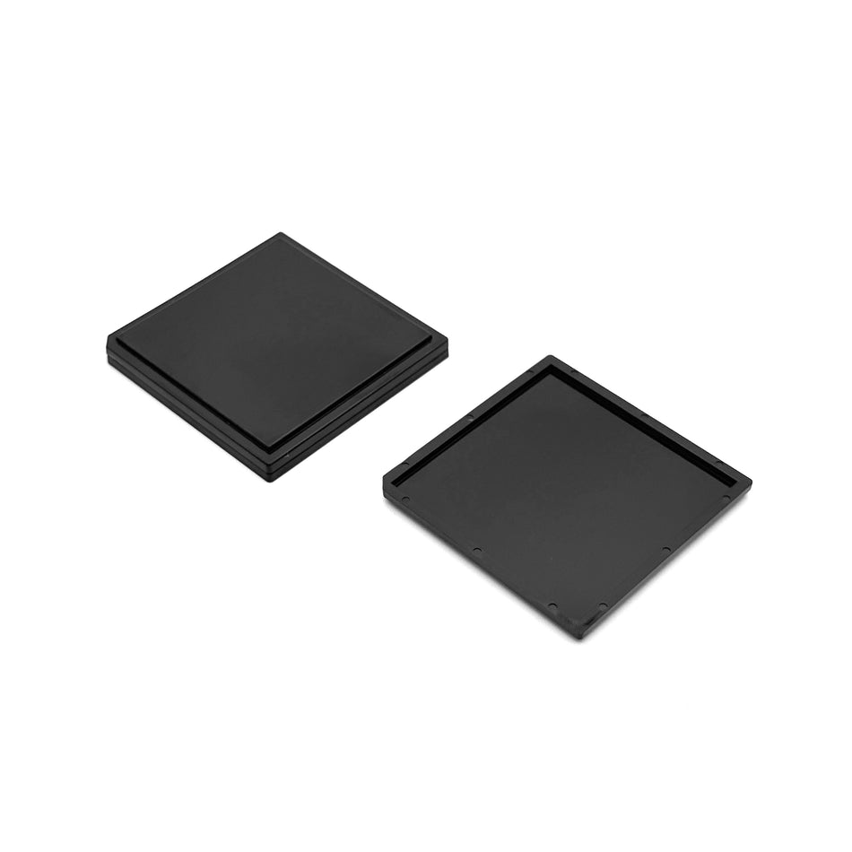 Hiner-pack® Cover/Lid For 2-inch Waffle Pack (50.7×50.7×3.5)mm, Smooth Reverse Side - Wafer Carrier Cases - Hiner-pack® - MSE Supplies