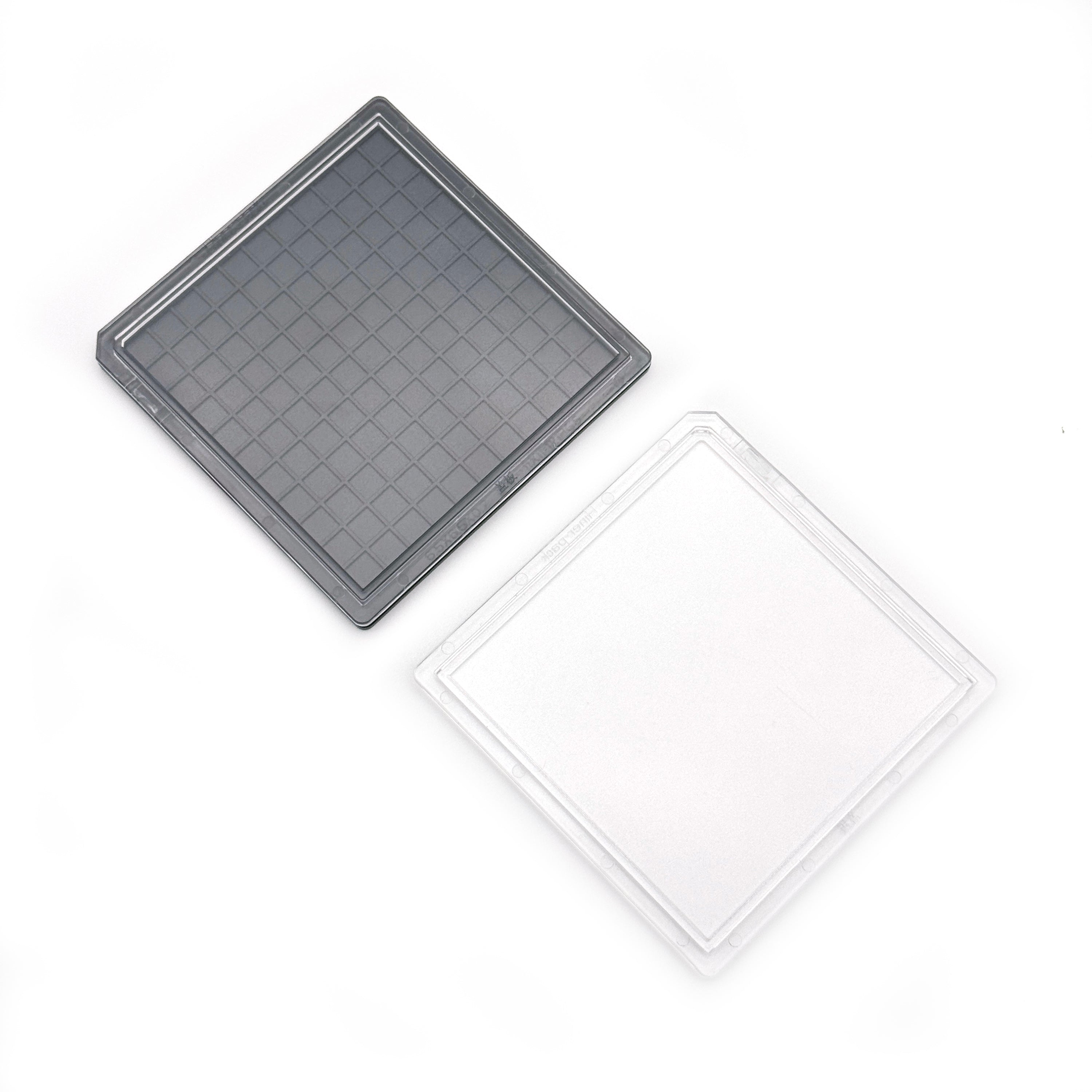 Hiner-pack® Snap-on Cover/Lid For 4-inch Waffle Pack (101.6×101.6×4.5)mm - Wafer Carrier Cases - Hiner-pack® - MSE Supplies