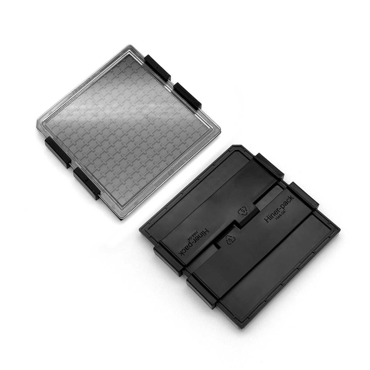 Hiner-pack® Snap-on Clips For 4-inch Waffle Pack (106.88×50.8×13.69)mm with 1+1 Capacity, 2 Clips - Wafer Carrier Cases - Hiner-pack® - MSE Supplies