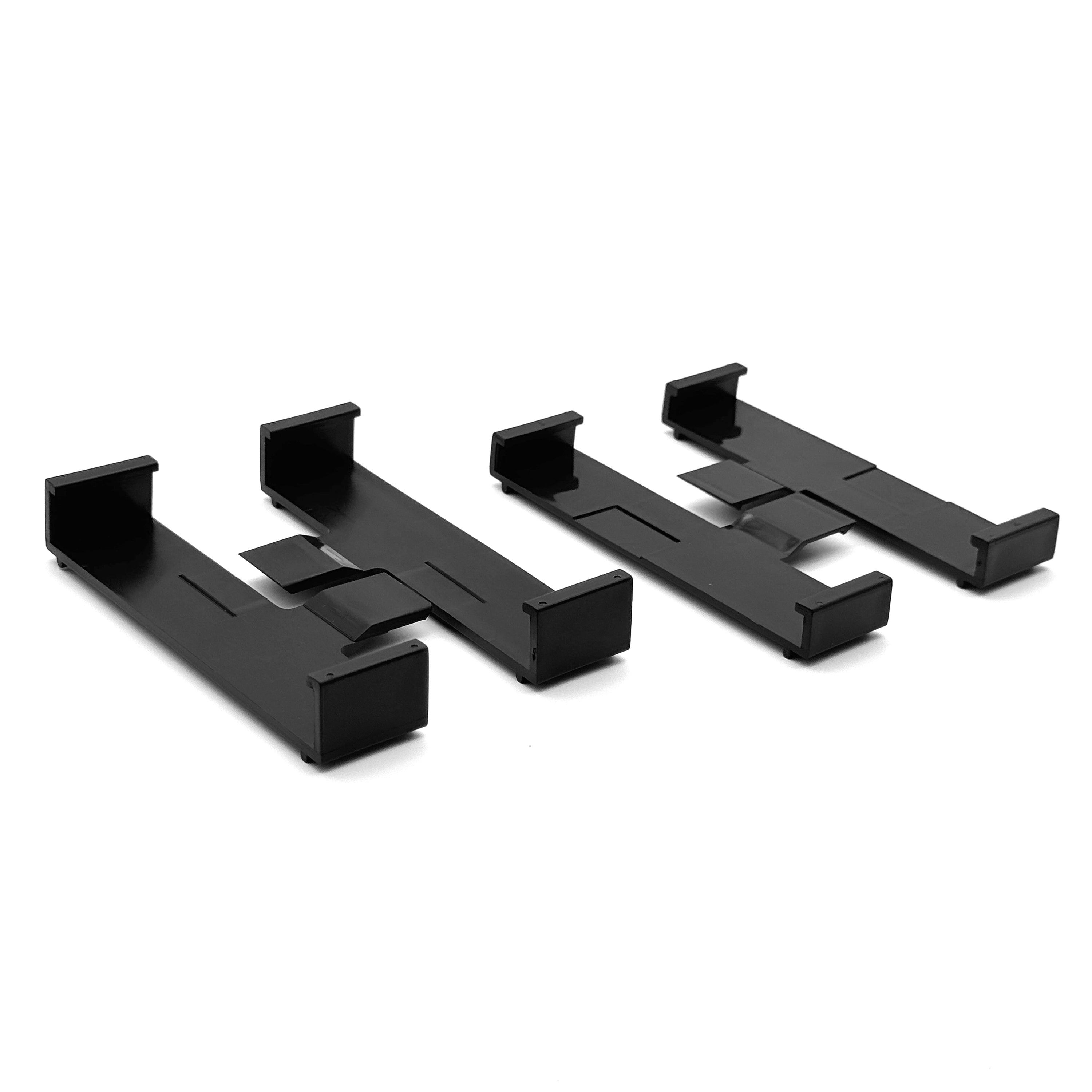 Hiner-pack® Snap-on Clips For 4-inch Waffle Pack (106.88×50.8×13.69)mm with 1+1 Capacity, 2 Clips - Wafer Carrier Cases - Hiner-pack® - MSE Supplies