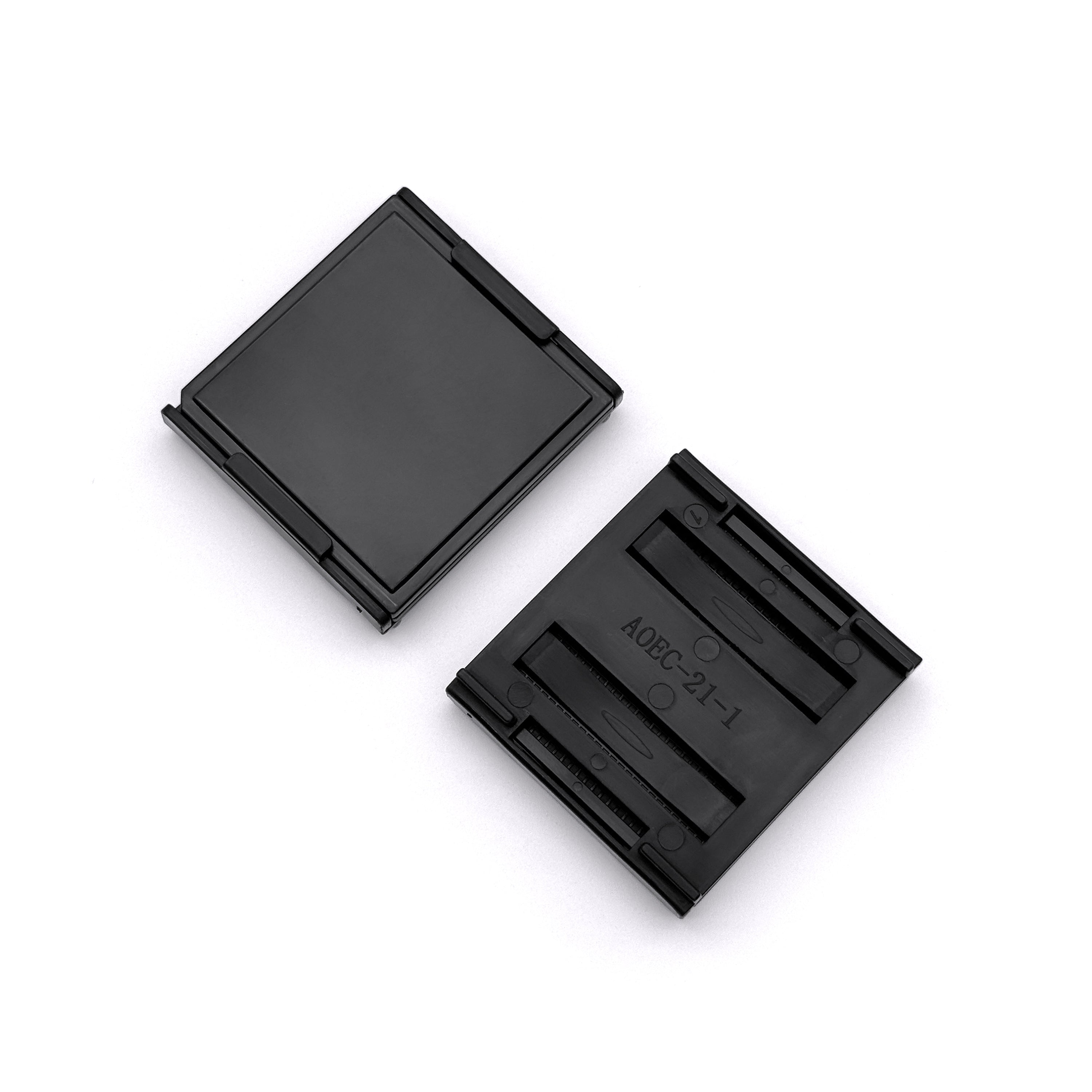 Hiner-pack® Snap-on Clips For 2-inch Waffle Pack (55×50.61×11)mm with 1+1 Capacity, 1 Clip - Wafer Carrier Cases - Hiner-pack® - MSE Supplies