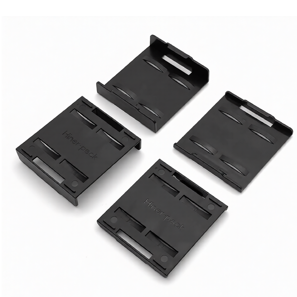 Hiner-pack® Snap-on Clips For 4-inch Waffle Pack (102.67×100.59×6.5)mm with 1+1 Capacity, 1 Clip - Wafer Carrier Cases - Hiner-pack® - MSE Supplies