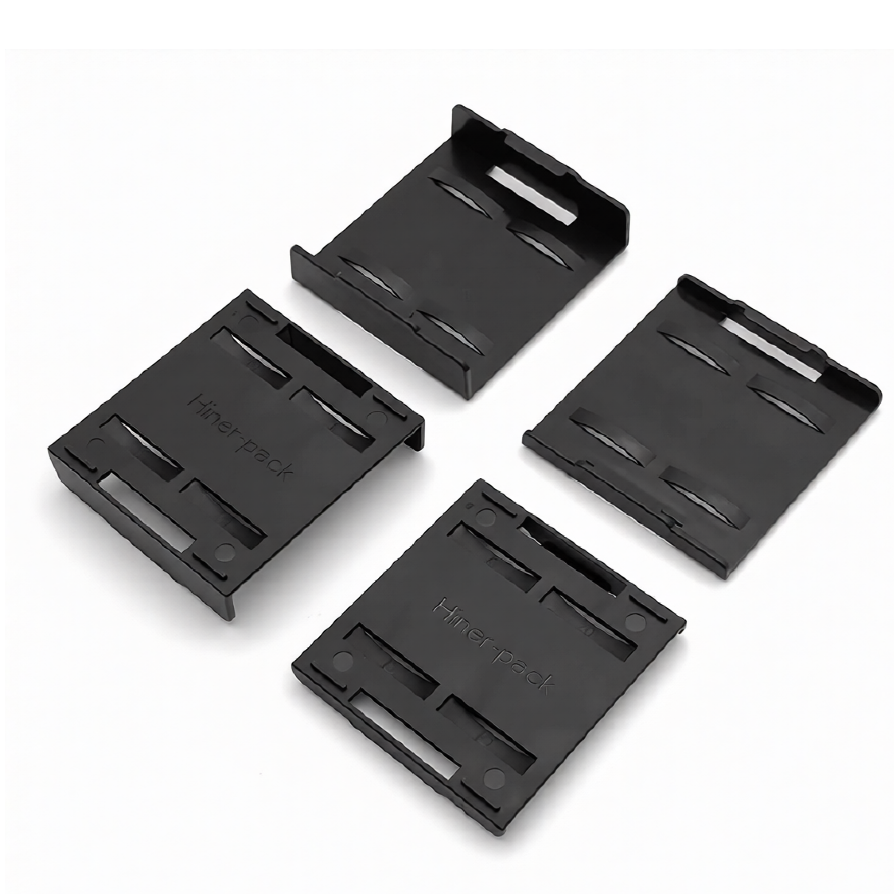 Hiner-pack® Snap-on Clips For 4-inch Waffle Pack (102.67×100.59×7.2)mm with 1+1 Capacity, 1 Clip - Wafer Carrier Cases - Hiner-pack® - MSE Supplies