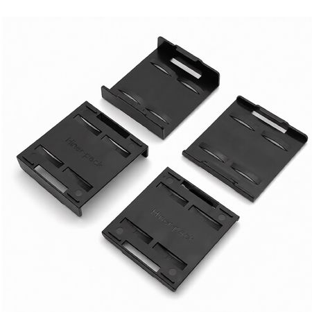 Hiner-pack® Snap-on Clips For 4-inch Waffle Pack (102.67×100.59×7.2)mm with 1+1 Capacity, 1 Clip - Wafer Carrier Cases - Hiner-pack® - MSE Supplies