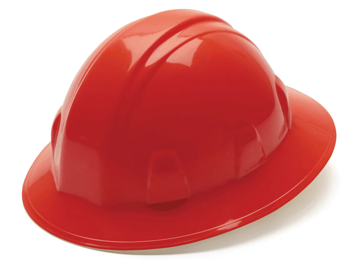PYRAMEX Full Brim SL Series Full Brim Safety Helmet, PK of 12 - MSE Supplies LLC