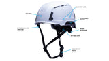 PYRAMEX Safety Helmet SL T2™ Safety Helmet, PK of 12 - MSE Supplies LLC