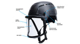 PYRAMEX Face Shields SL T2™ Polycarbonate Face Shield Safety Helmet, PK of 12 - MSE Supplies LLC