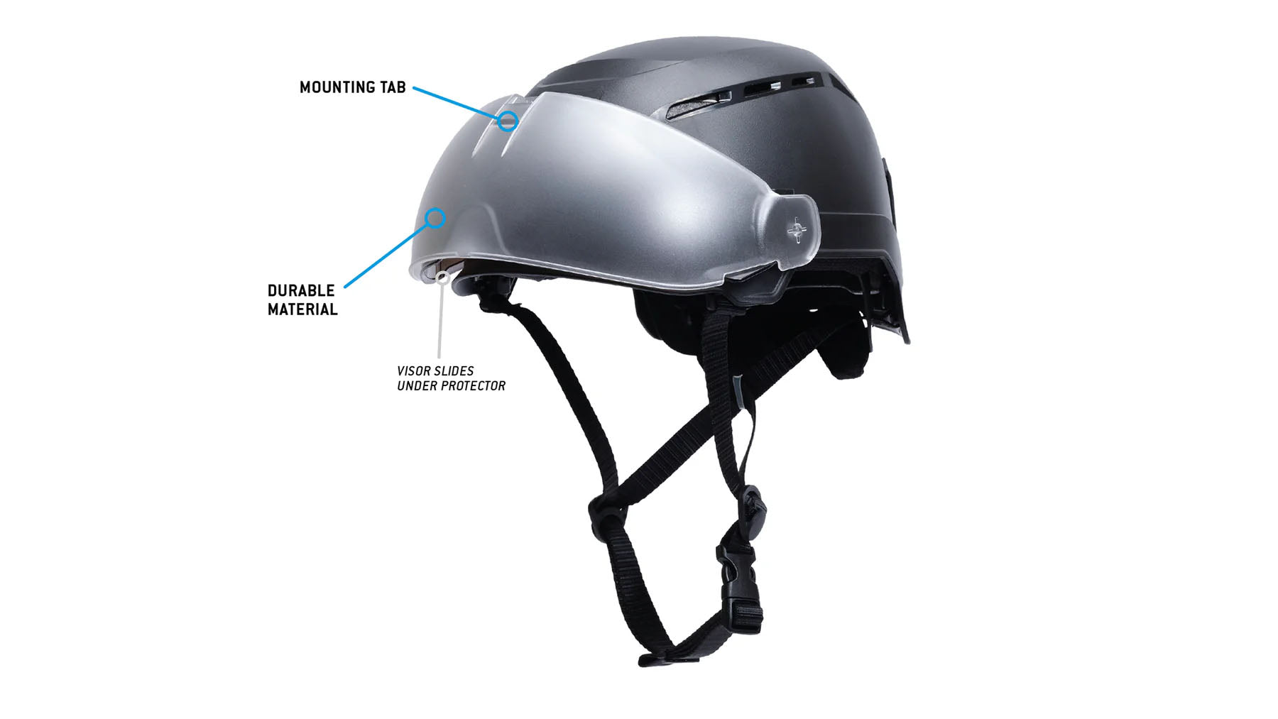 PYRAMEX Other SL T2™ Visor Protector Safety Helmet, PK of 12 - MSE Supplies LLC