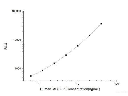 Human ACTα2 (Actin Alpha 2, Smooth Muscle) CLIA Kit, Cell Assays, Elabscience Biotechnology, MSE Supplies