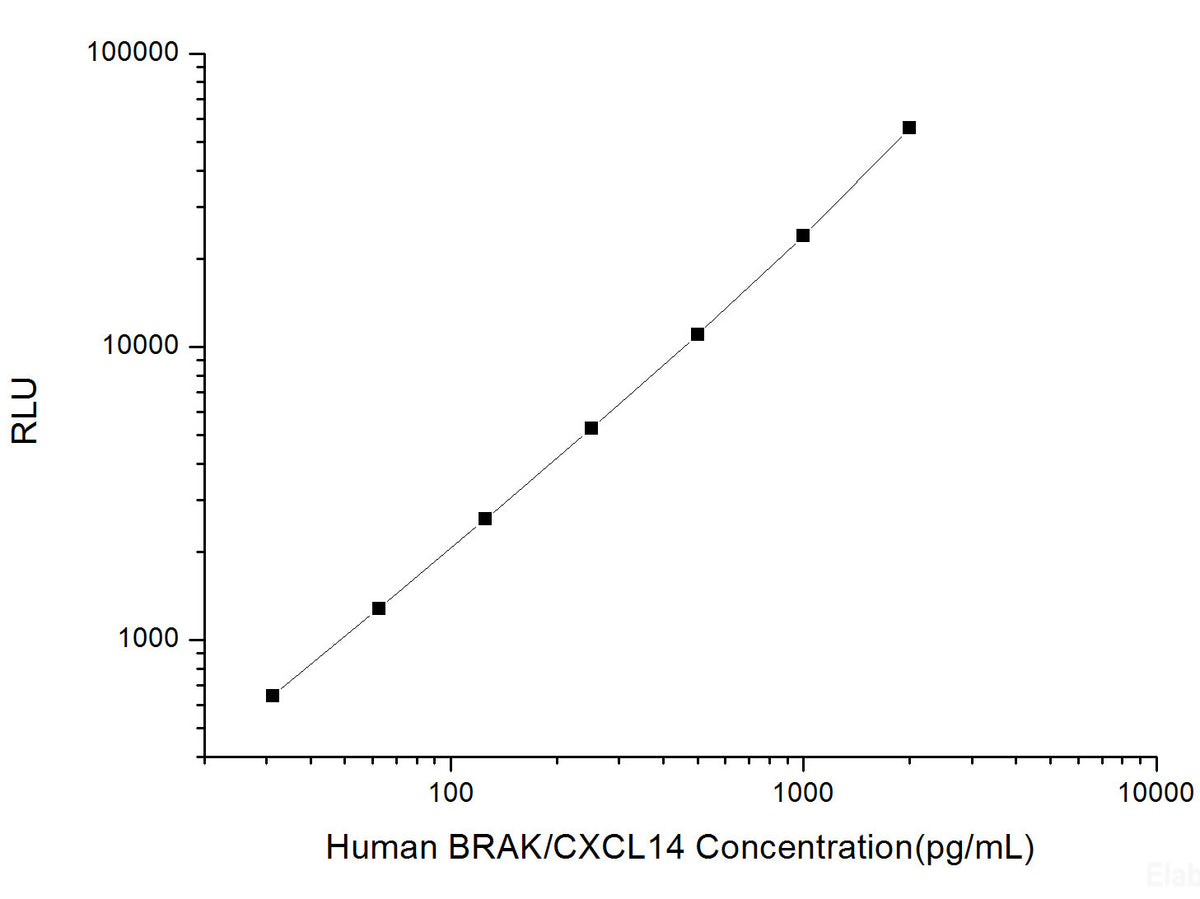 Human BRAK/CXCL14 (Breast and Kidney Expressed Chemokine) CLIA Kit, Cell Assays, Elabscience Biotechnology, MSE Supplies