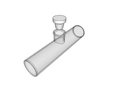 MSE PRO Cylinder Type Cuvettes With Stopper, 100mm Path Length, IR Quartz Glass (250nm-3500nm), Laboratory Spectrometers and Spectrophotometers, MSE Supplies LLC, MSE Supplies
