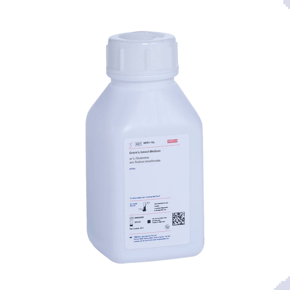 HIMEDIA Grace’s Insect Medium w/ L-Glutamine w/o Sodium Bicarbonate 10L