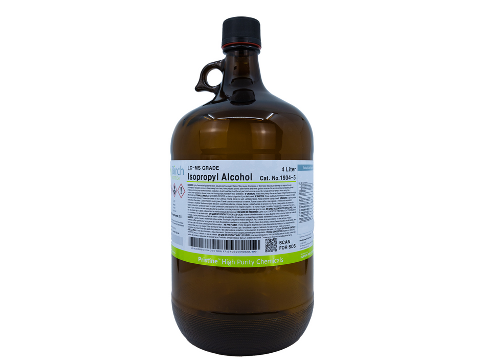 Birch Biotech PRISTINE Isopropyl Alcohol (IPA), LC-MS Grade, Reagents, Birch Biotech, MSE Supplies