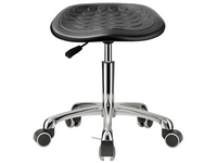 MSE PRO Laboratory ESD Safe Anti-Static Ergonomic Stool With Casters - MSE Supplies LLC