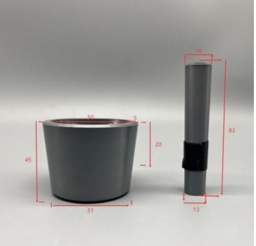 MSE PRO Si3N4 Silicone Nitrade Grinding Motar (Thickness:5mm) - Crucibles - MSE Supplies LLC - MSE Supplies