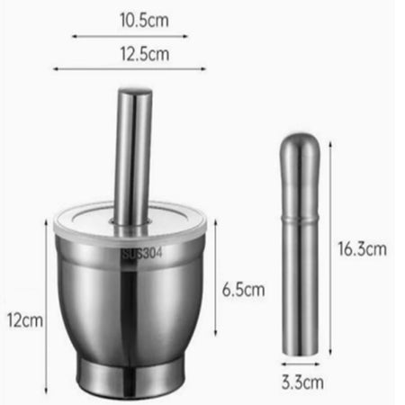 MSE PRO SUS304 Stainless Steel Grinding Mortar - Crucibles - MSE Supplies LLC - MSE Supplies