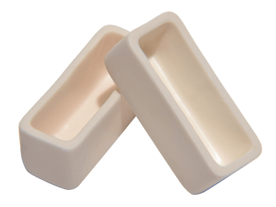 MSE PRO High Purity Alumina (Al<sub>2</sub>O<sub>3</sub>) Boat Crucible Rectangular, Crucibles, MSE Supplies LLC, MSE Supplies