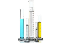 MSE PRO Double-Scale Borosilicate Graduated Cylinders, Class A Standards, Batch Certified - MSE Supplies LLC
