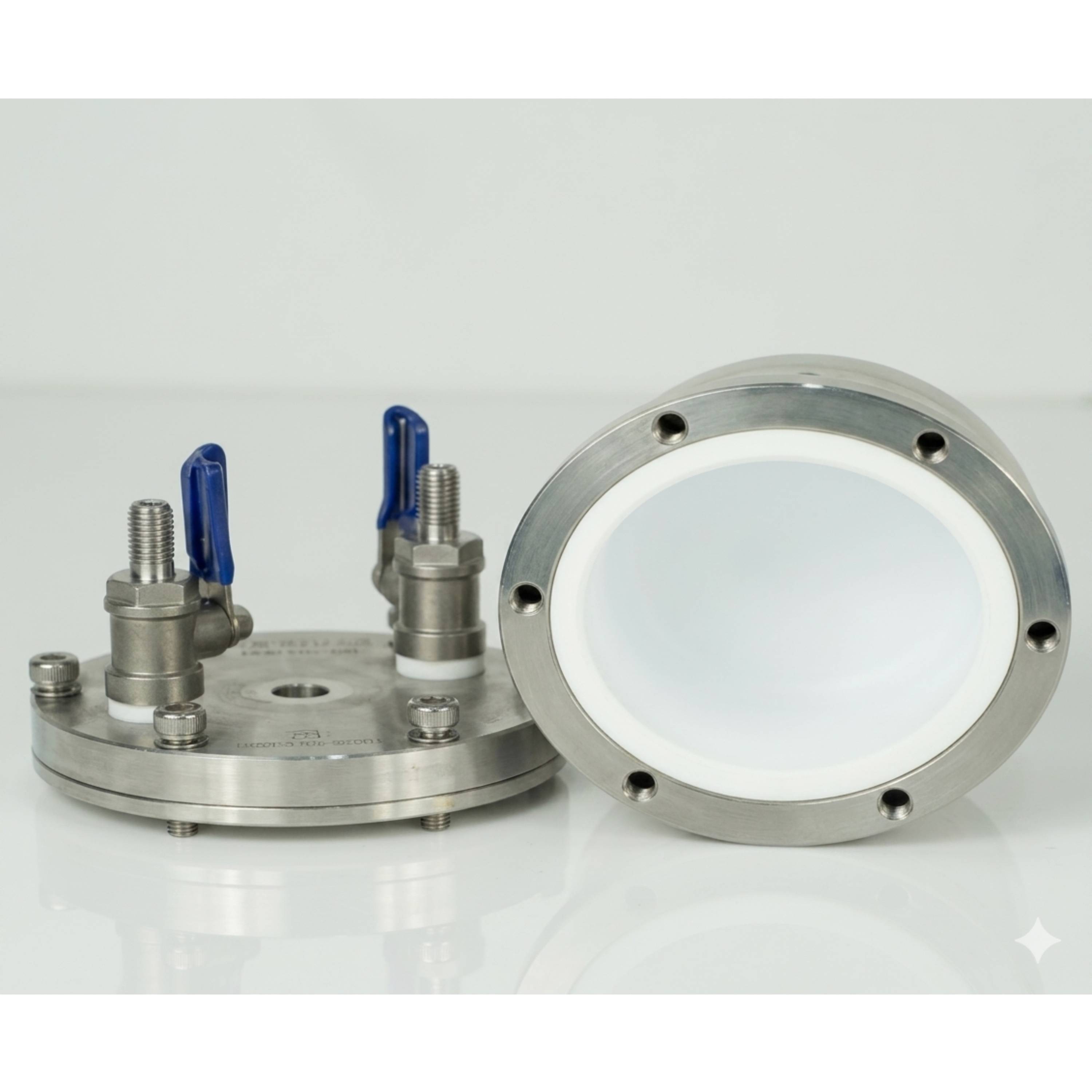 MSE PRO 500ml Lined PTFE Vacuum Jar for Select Series Planetary Ball Mill