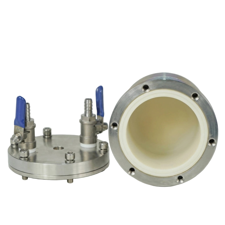 MSE PRO 500ml Lined Alumina Vacuum Jar for Select Series Planetary Ball Mill
