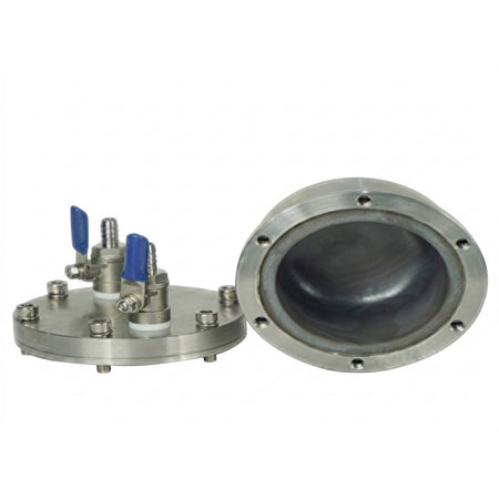 MSE PRO 100ml (1 valve) Lined Agate Vacuum Jar for Select Series Planetary Ball Mill