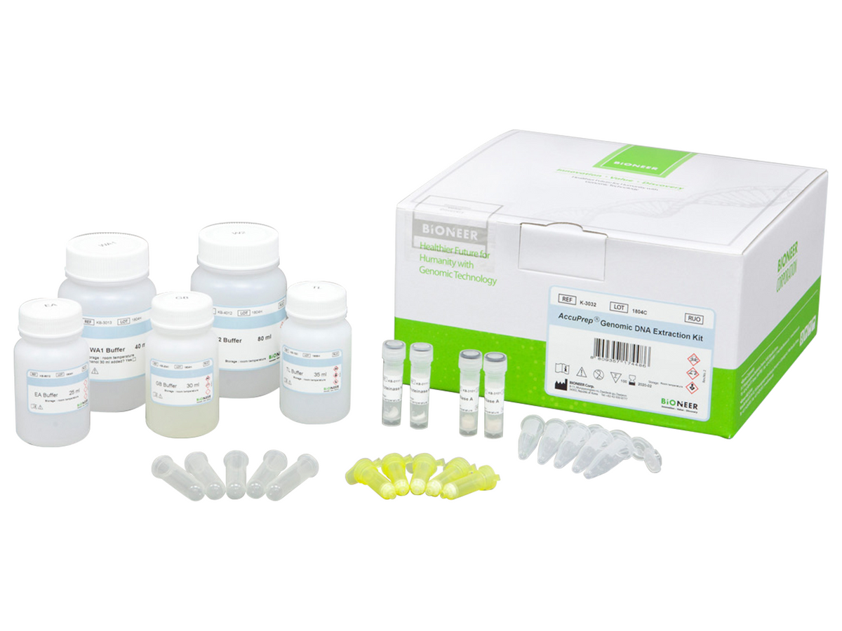 Bioneer AccuPrep Genomic DNA Extraction Kit (100 extractions) - MSE Supplies LLC